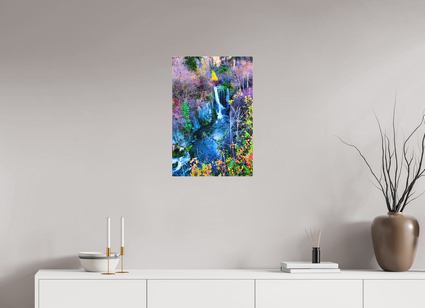 16 x 24″, Fine Textile Canvas Roughneck Falls Spearfish Canyon