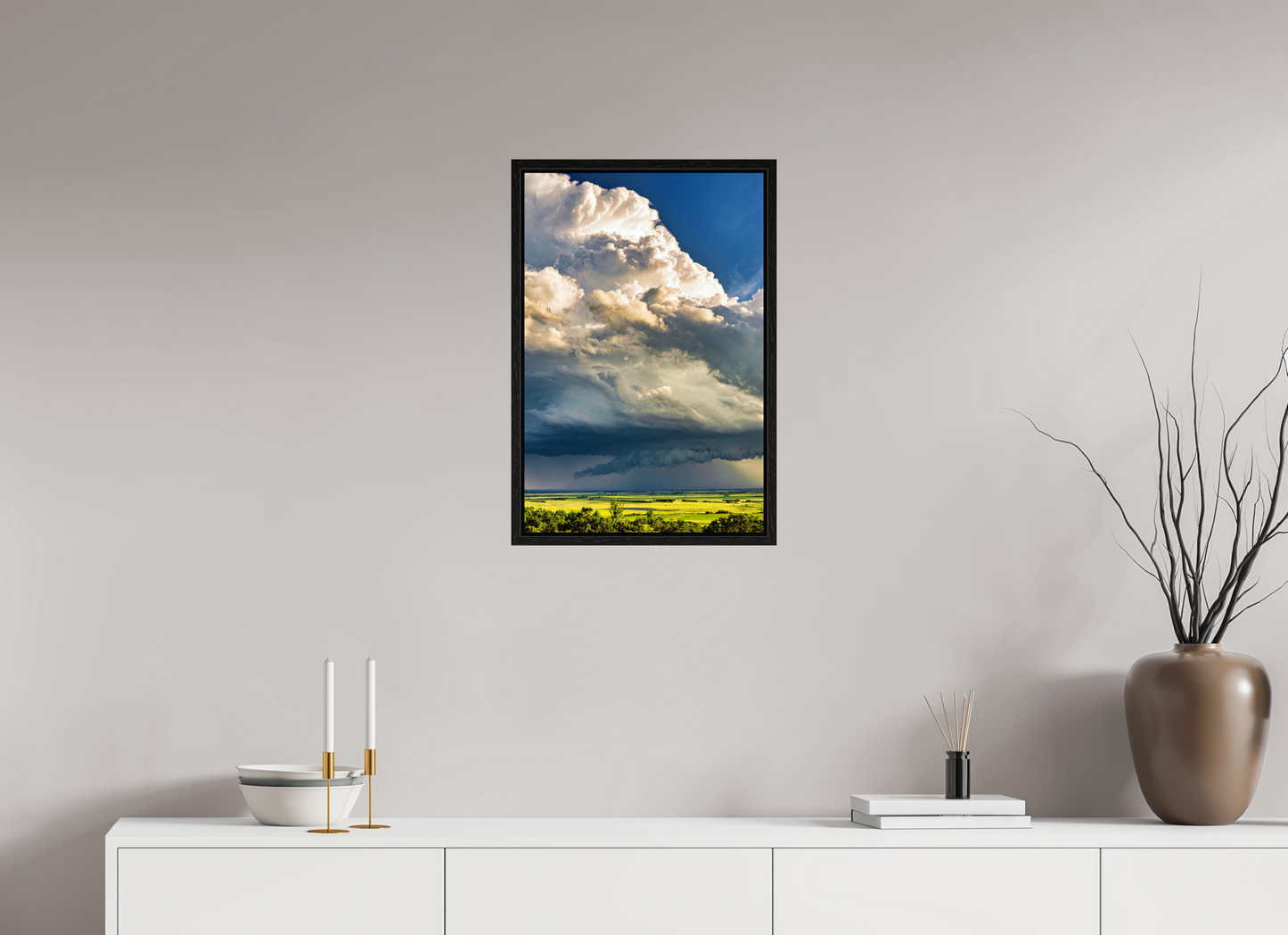 16 x 24″, Floater Frame Dakota Thunder