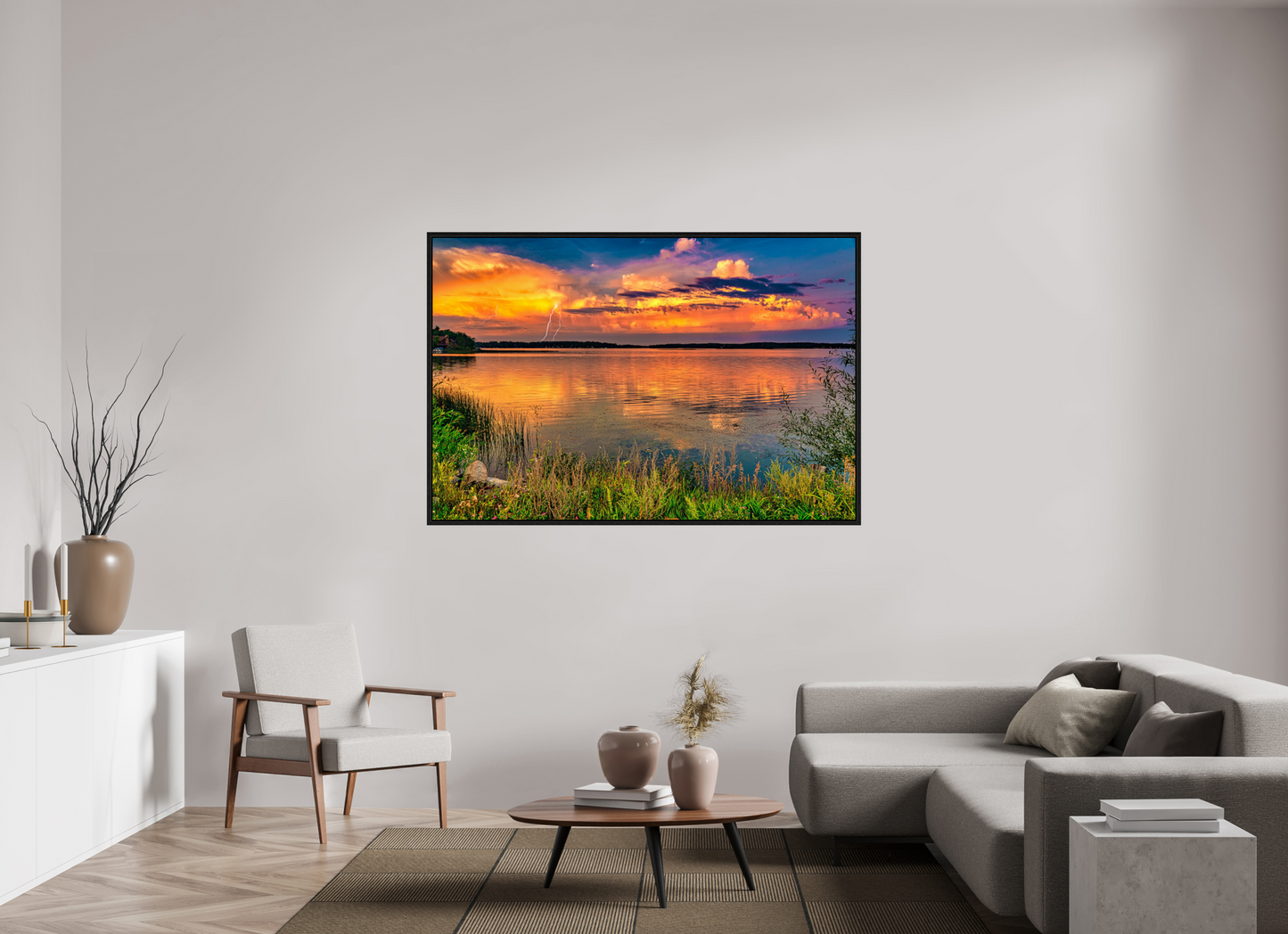 66 x 44″, Floater Frame Low-Pressure