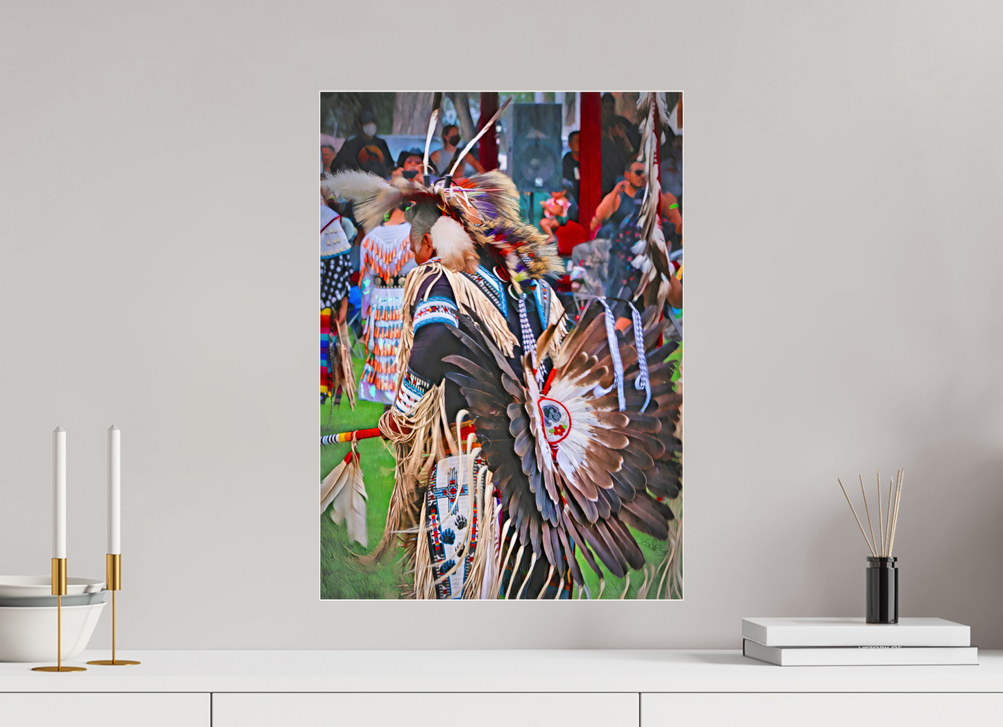 16 x 22.4″, Acrylic Glass. .16 thick His Dance