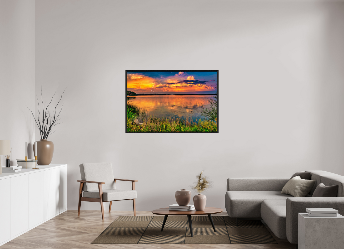 54 x 36″, Floater Frame Low-Pressure
