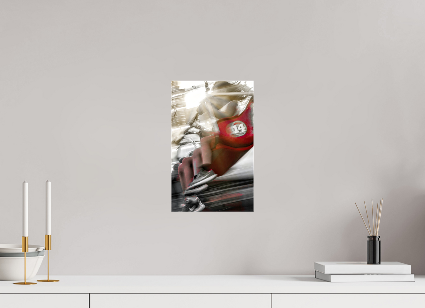 8 x 13″, Stretched Canvas Joy