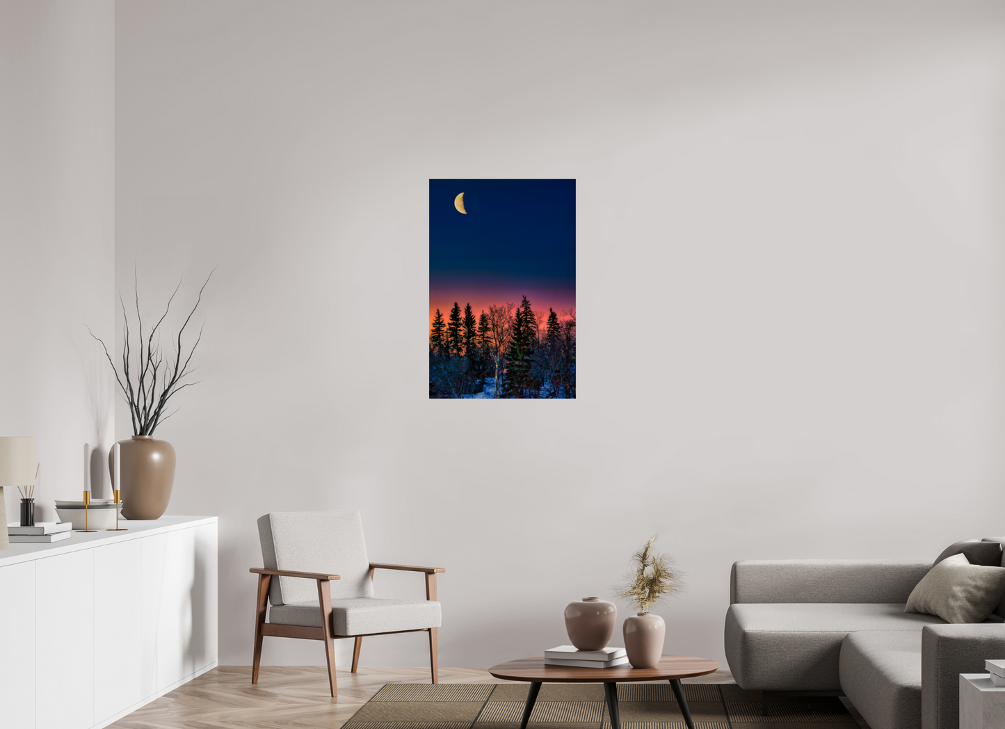 24 x 36″, Photo Print On Fuji Crystal DP II Howl at the Moon