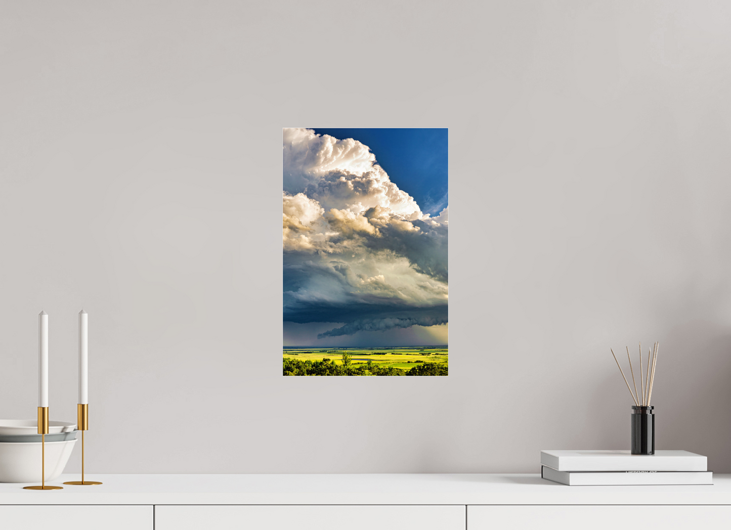 10 x 15″, Photo Print Under Acrylic Glass Dakota Thunder - Metal Acrylic Glass