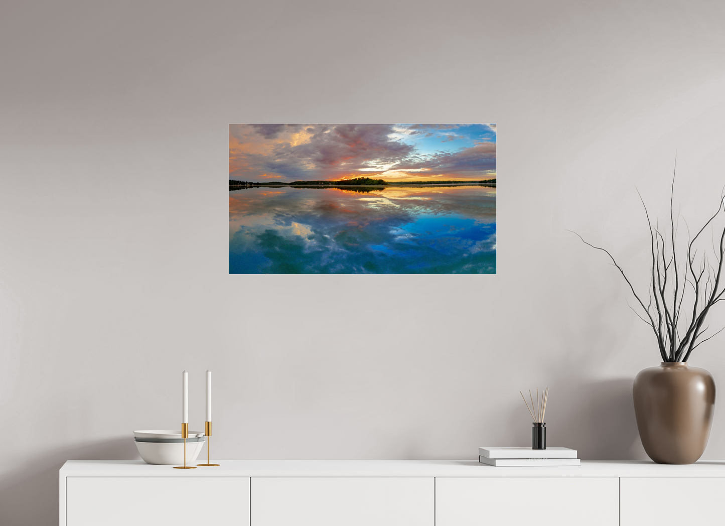32 x 18″, Photo Print Under Acrylic Glass Mirror Images Metal Acrylic Glass