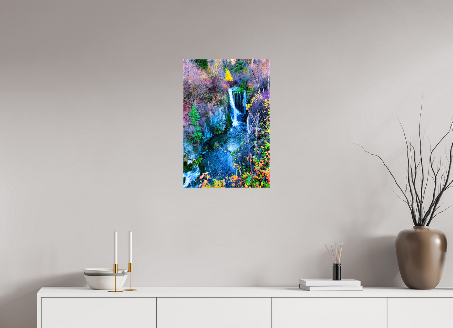 16 x 24″, Stretched Canvas Roughneck Falls Spearfish Canyon