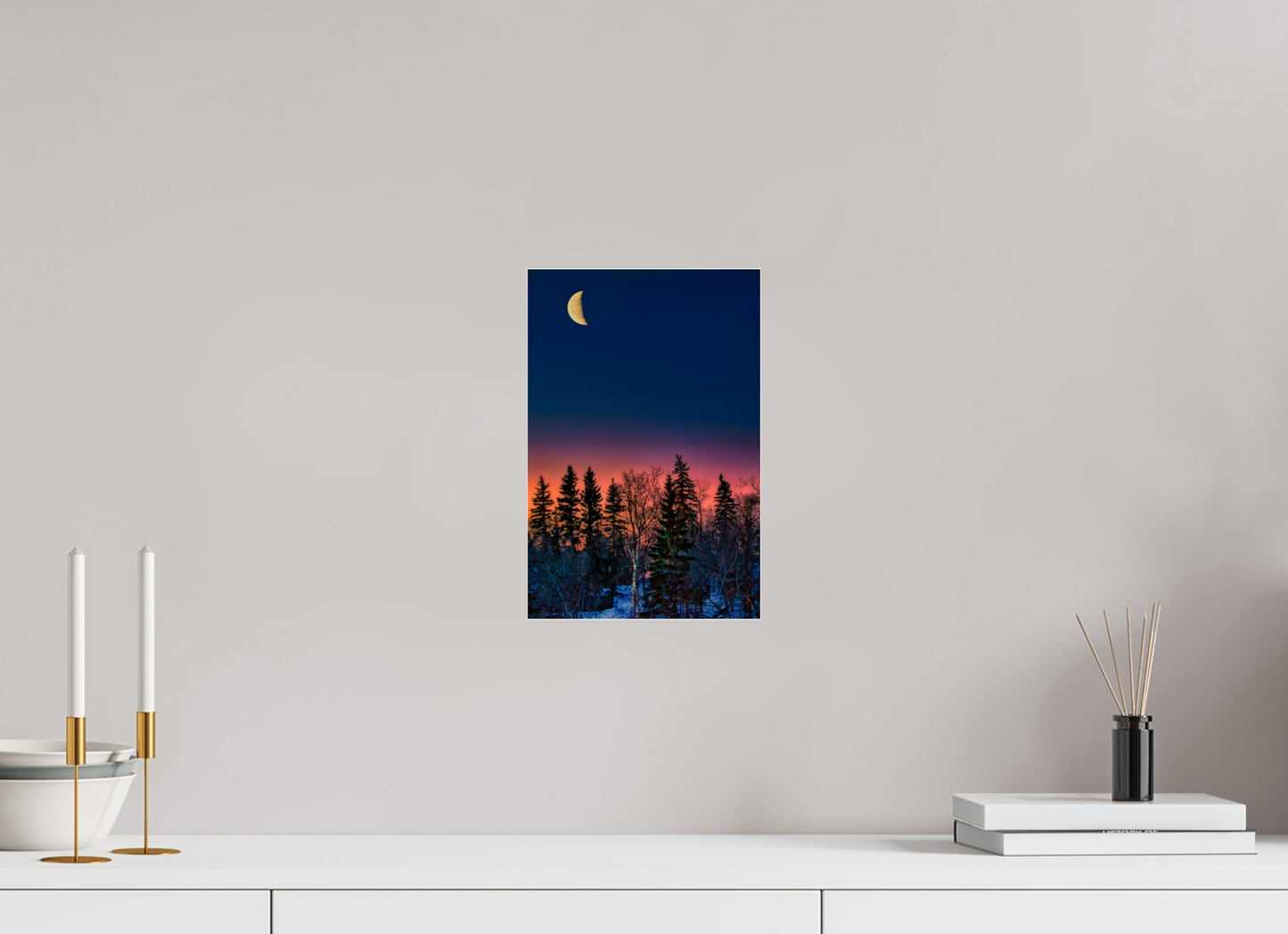 8 x 12″, Acrylic Glass. .16 thick Howl at the Moon