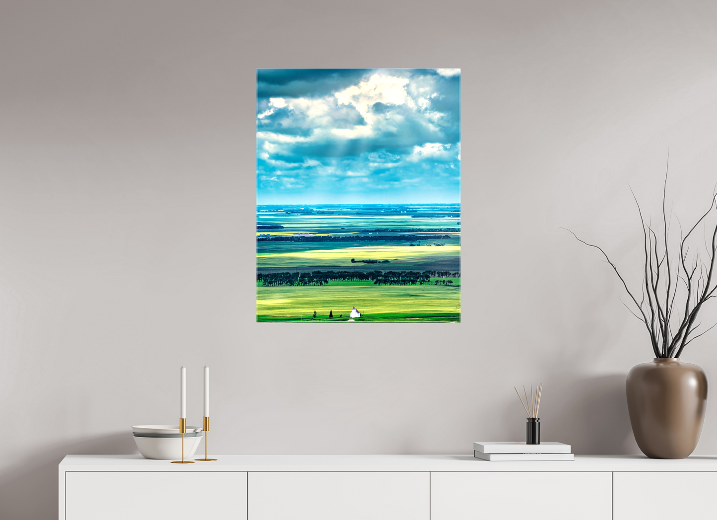 24 x 30″, Stretched Canvas Faith on the Prairies