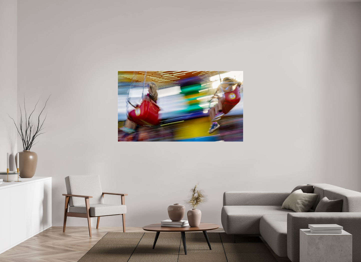 70 x 39.4″, Photo Print Under Acrylic Glass Carnival Metal Acrylic Glass