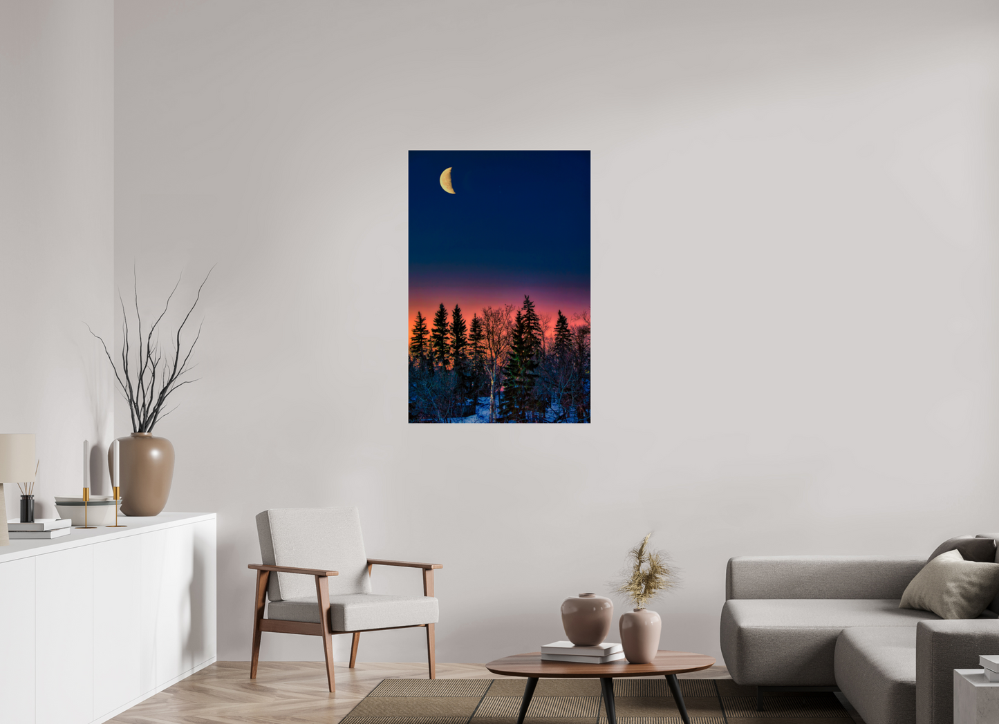 30 x 45″, Photo Print On Fuji Crystal DP II Howl at the Moon