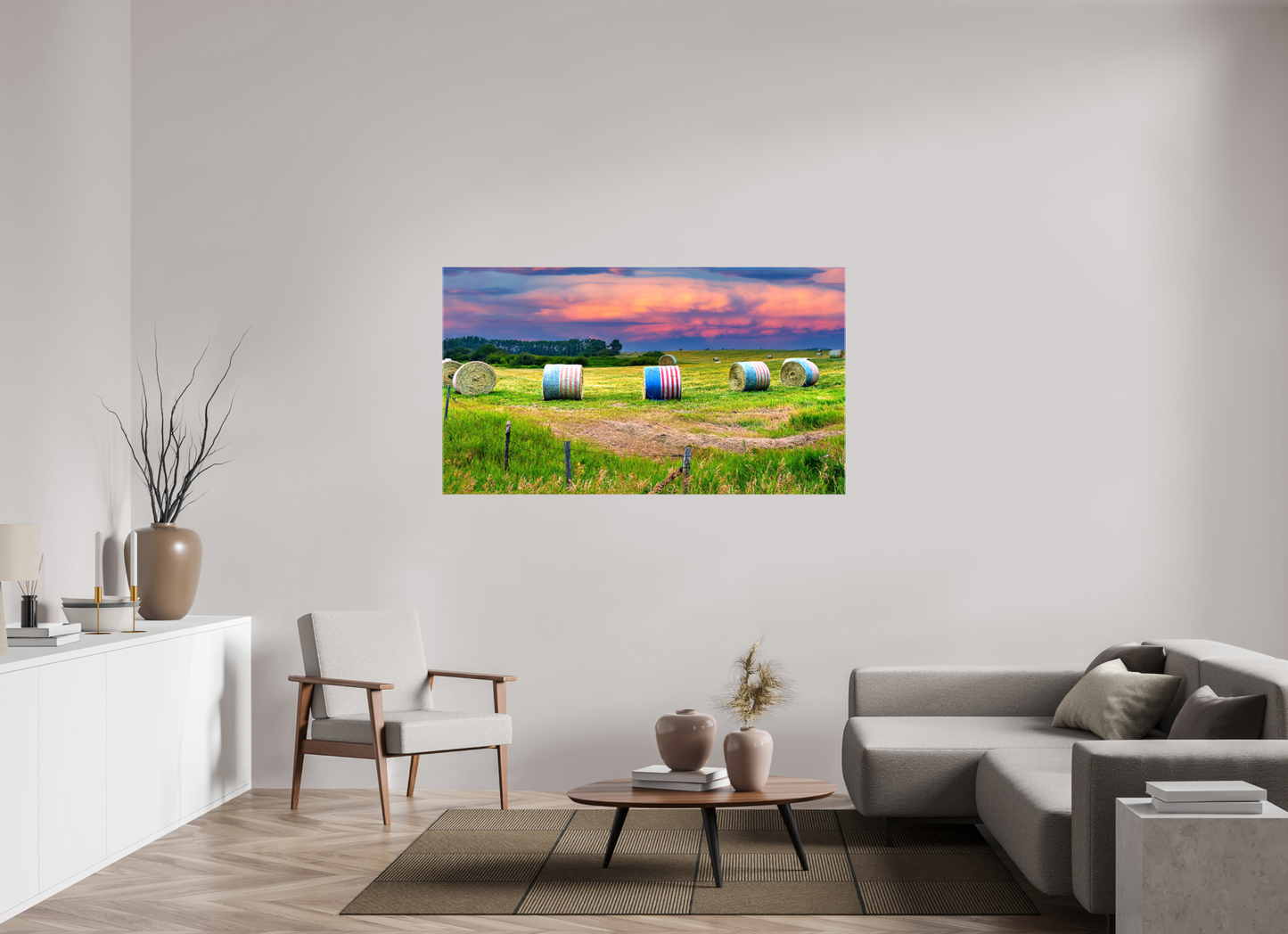 64 x 36″, Stretched Canvas God Bless America Metal Acrylic Glass