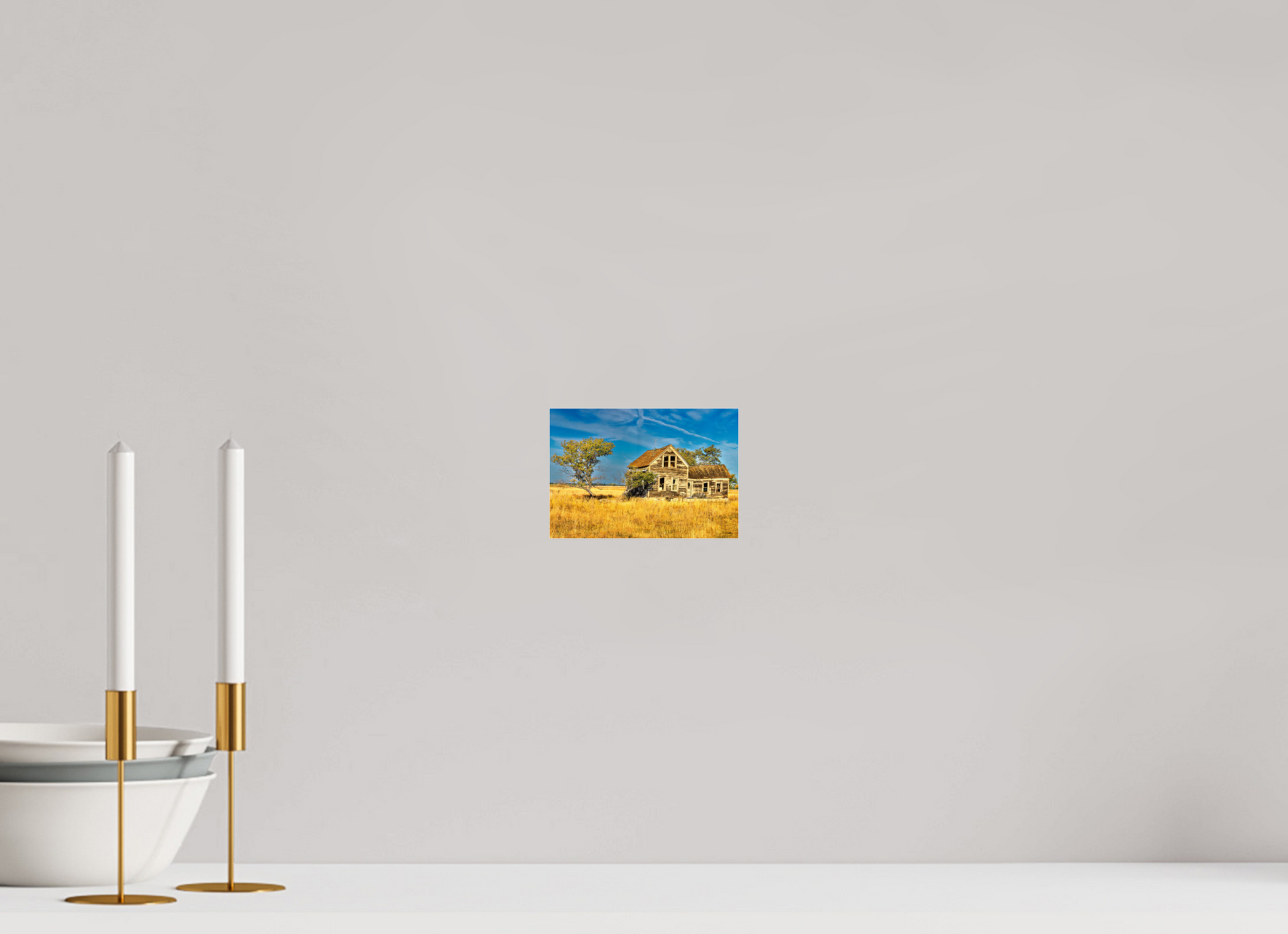 5.8 x 4″, Photo Print Under Acrylic Glass Lone Tree Metal Acrylic Glass