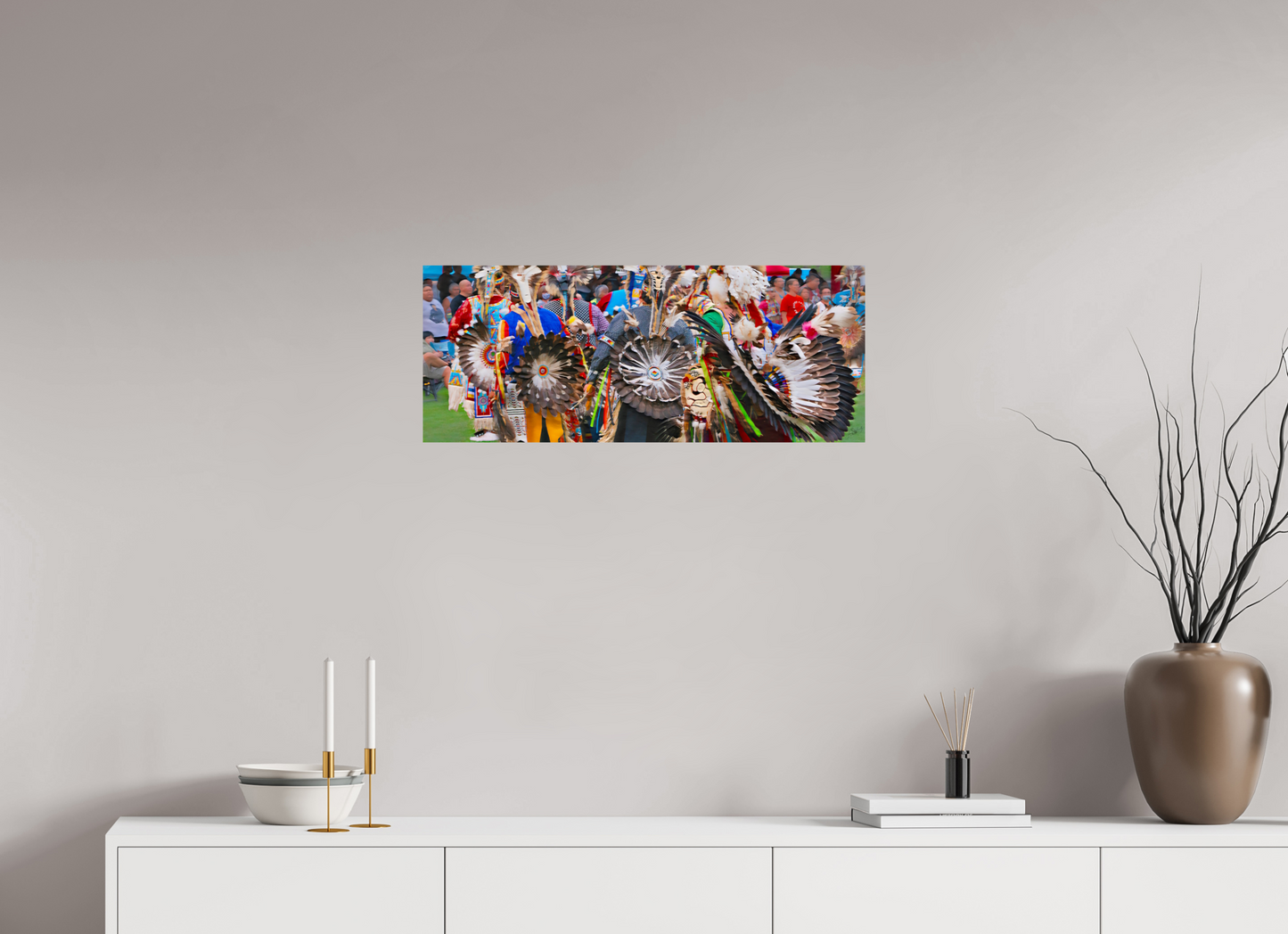 30 x 12″, Photo Print On Fuji Crystal DP II Dakota Gathering
