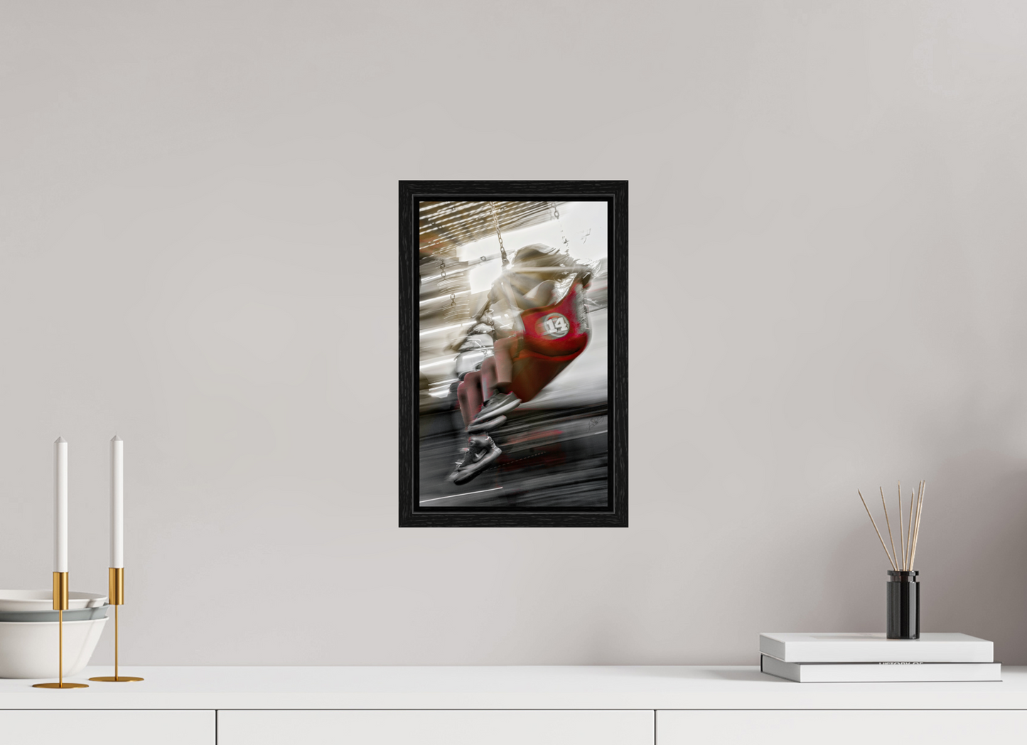 8 x 13″, Floater Frame Joy