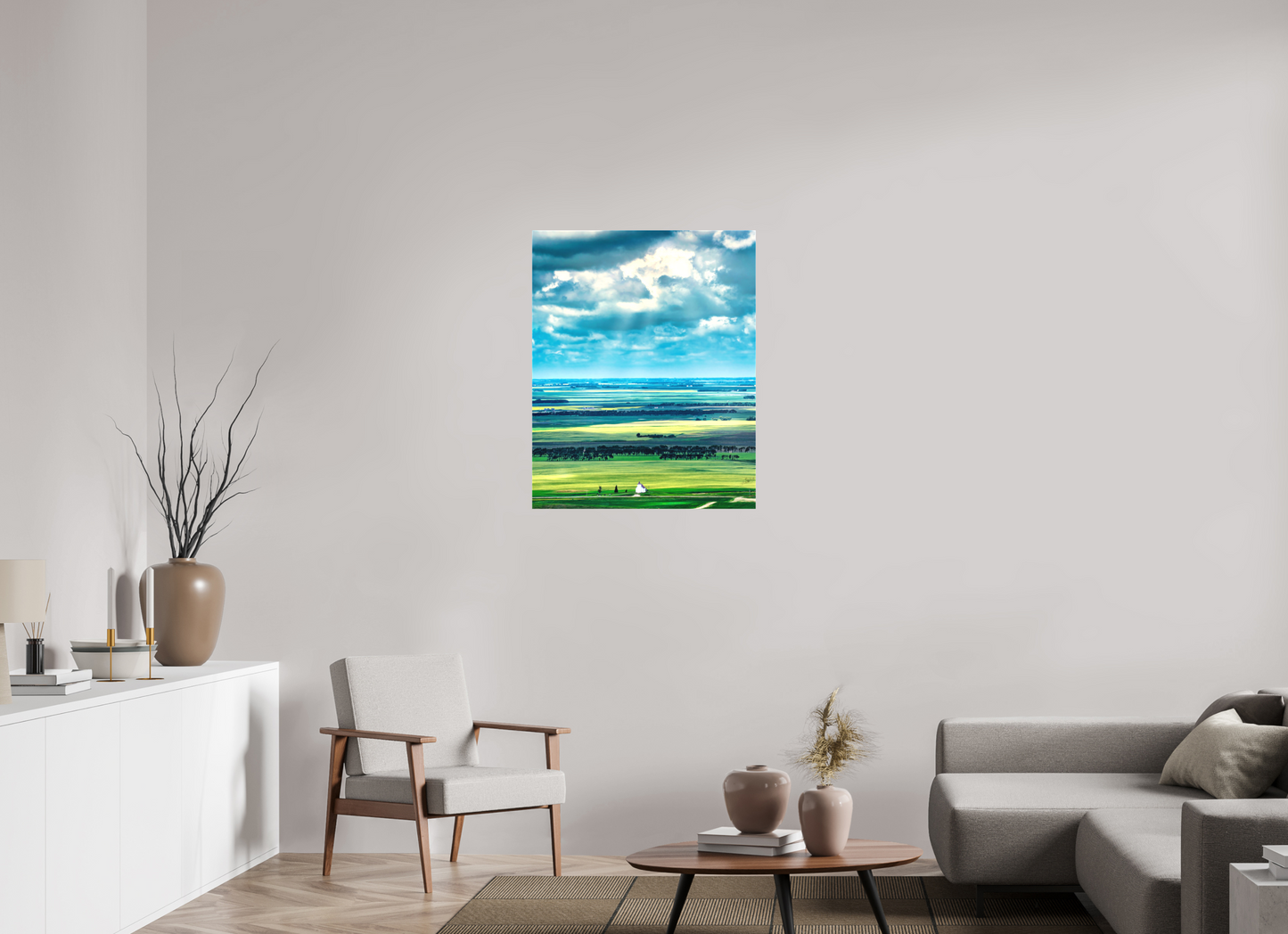 28 x 35″, Fine Textile Canvas Faith on the Prairies