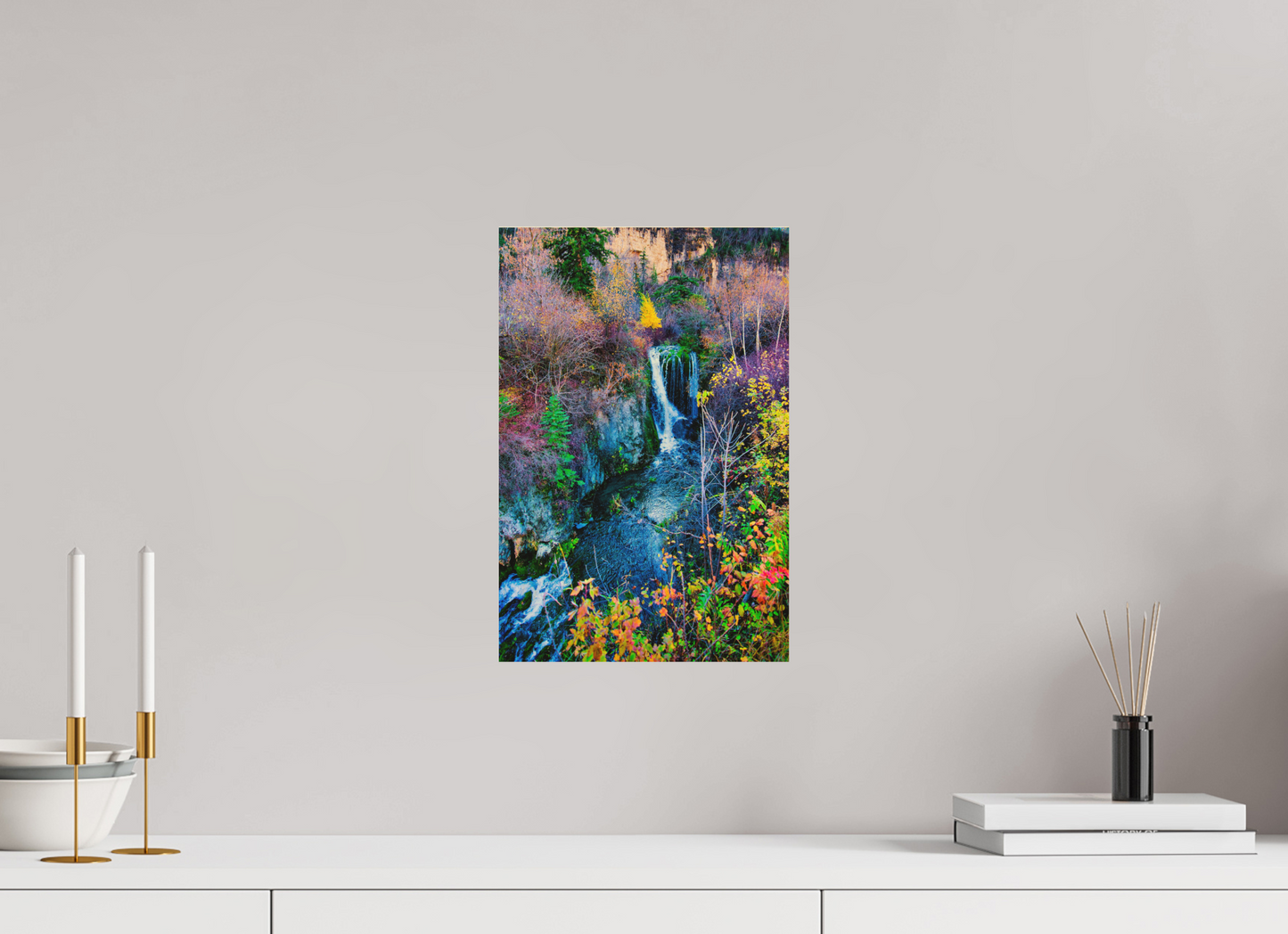 10 x 15″, Wood Print Roughneck Falls Spearfish Canyon
