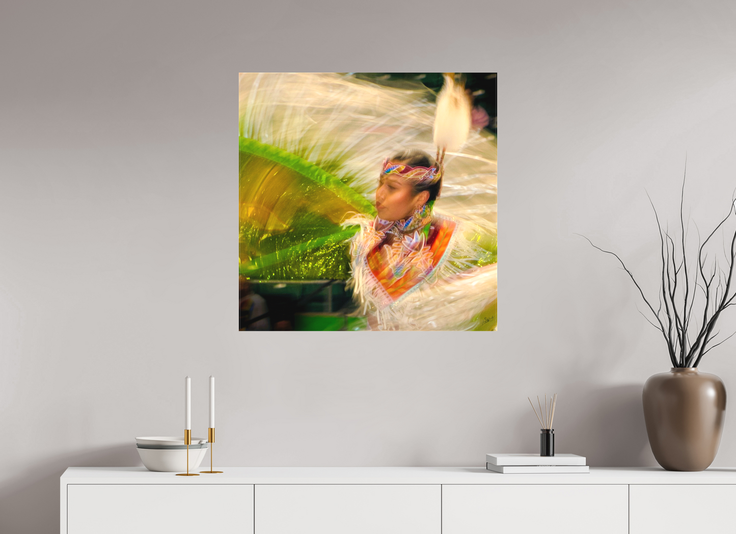 30 x 30″, Fine Textile Canvas Grace