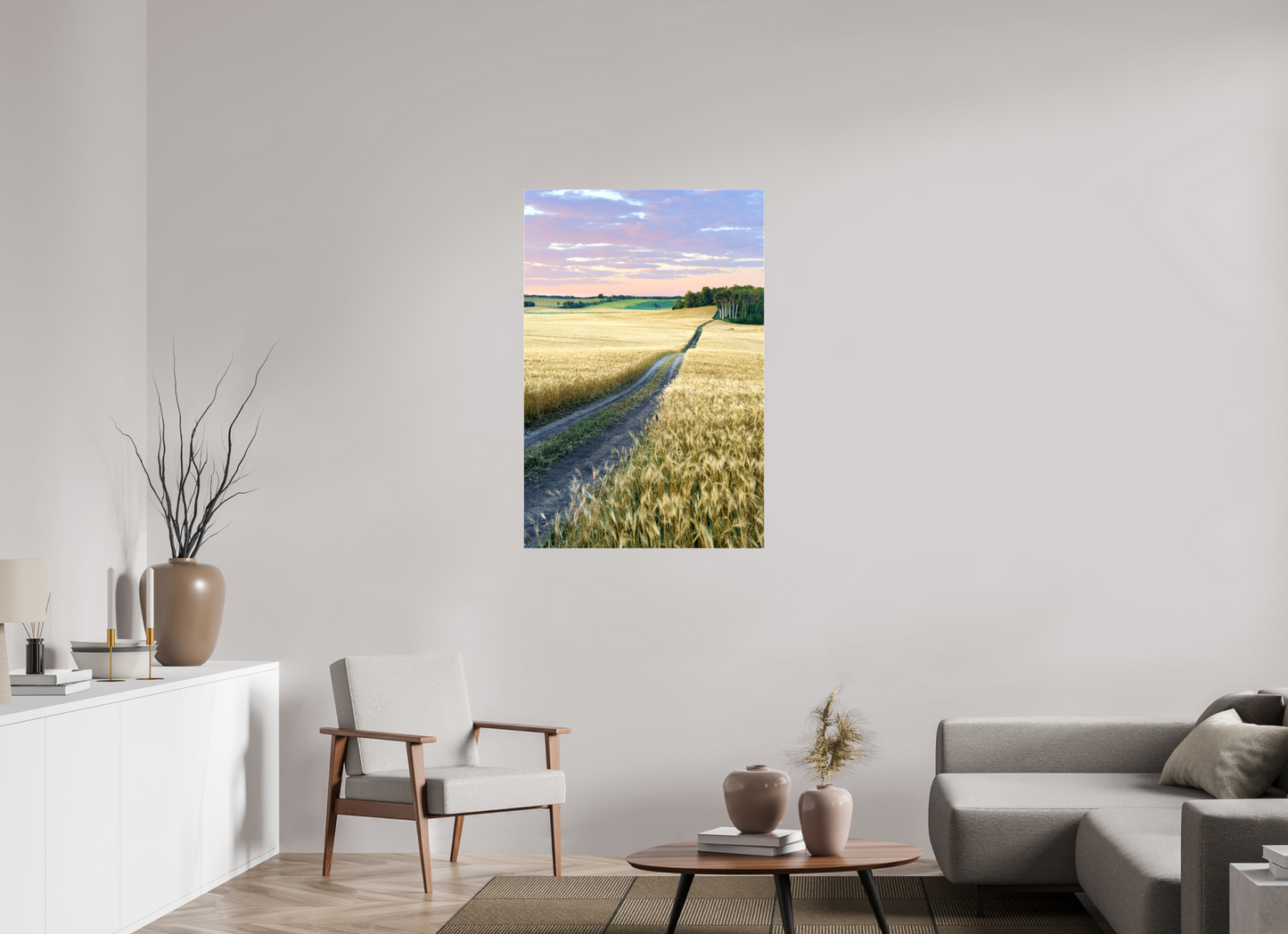 30 x 45″, Stretched Canvas Farm to Market