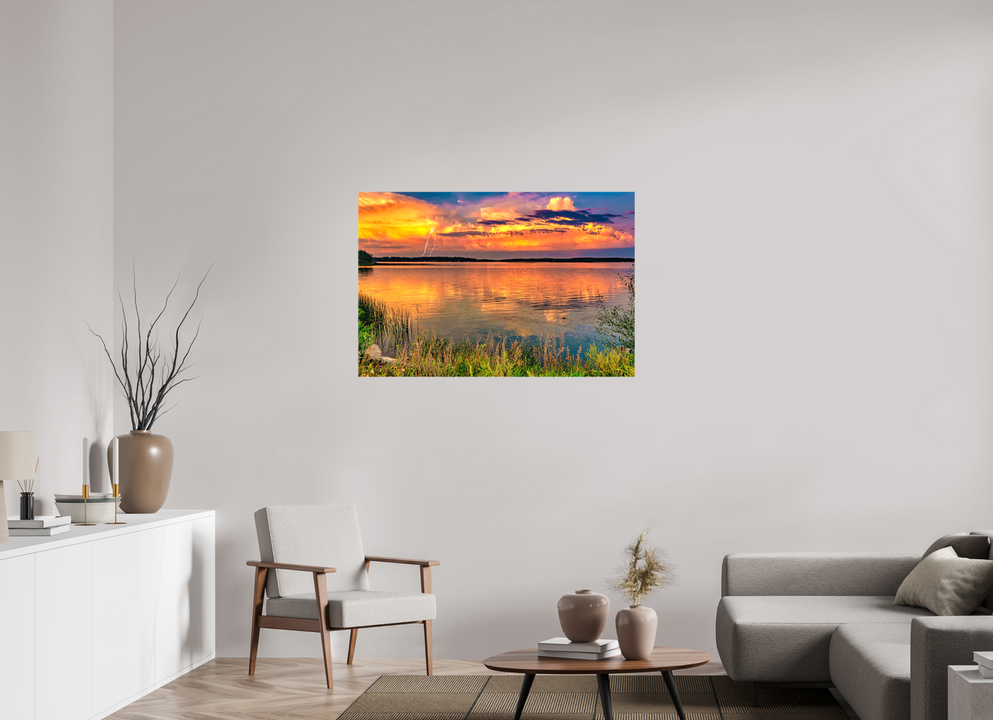 45 x 30″, Stretched Canvas Low-Pressure