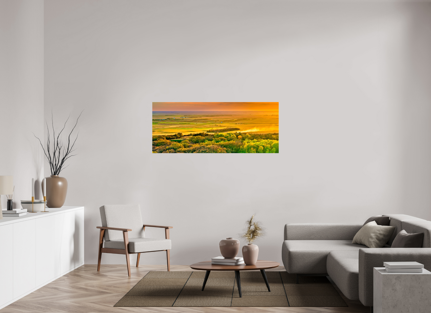60 x 24″, Stretched Canvas Dakota Harvest