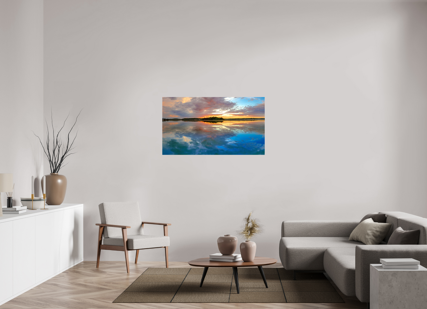 49 x 27.6″, Stretched Canvas Mirror Images