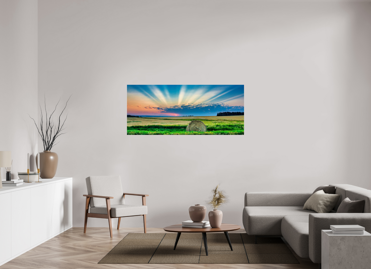 65.3 x 28″, Photo Print Under Acrylic Glass Good Morning Sunshine - Metal Acrylic Glass