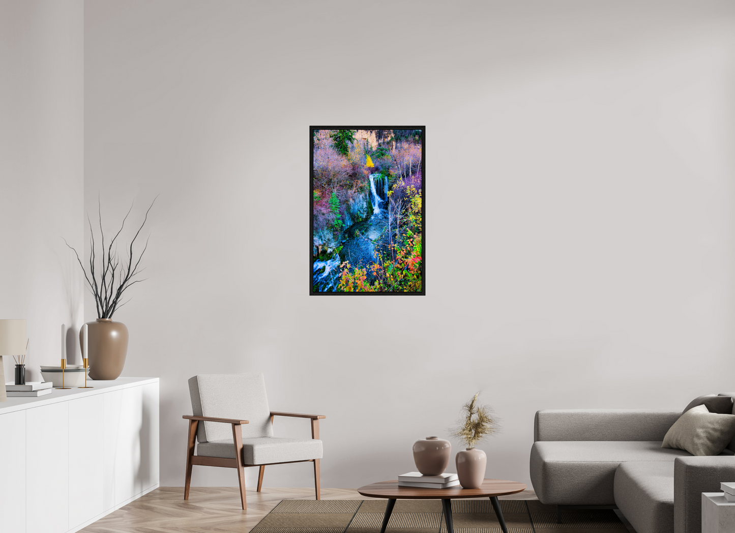 24 x 36″, Floater Frame Roughneck Falls Spearfish Canyon