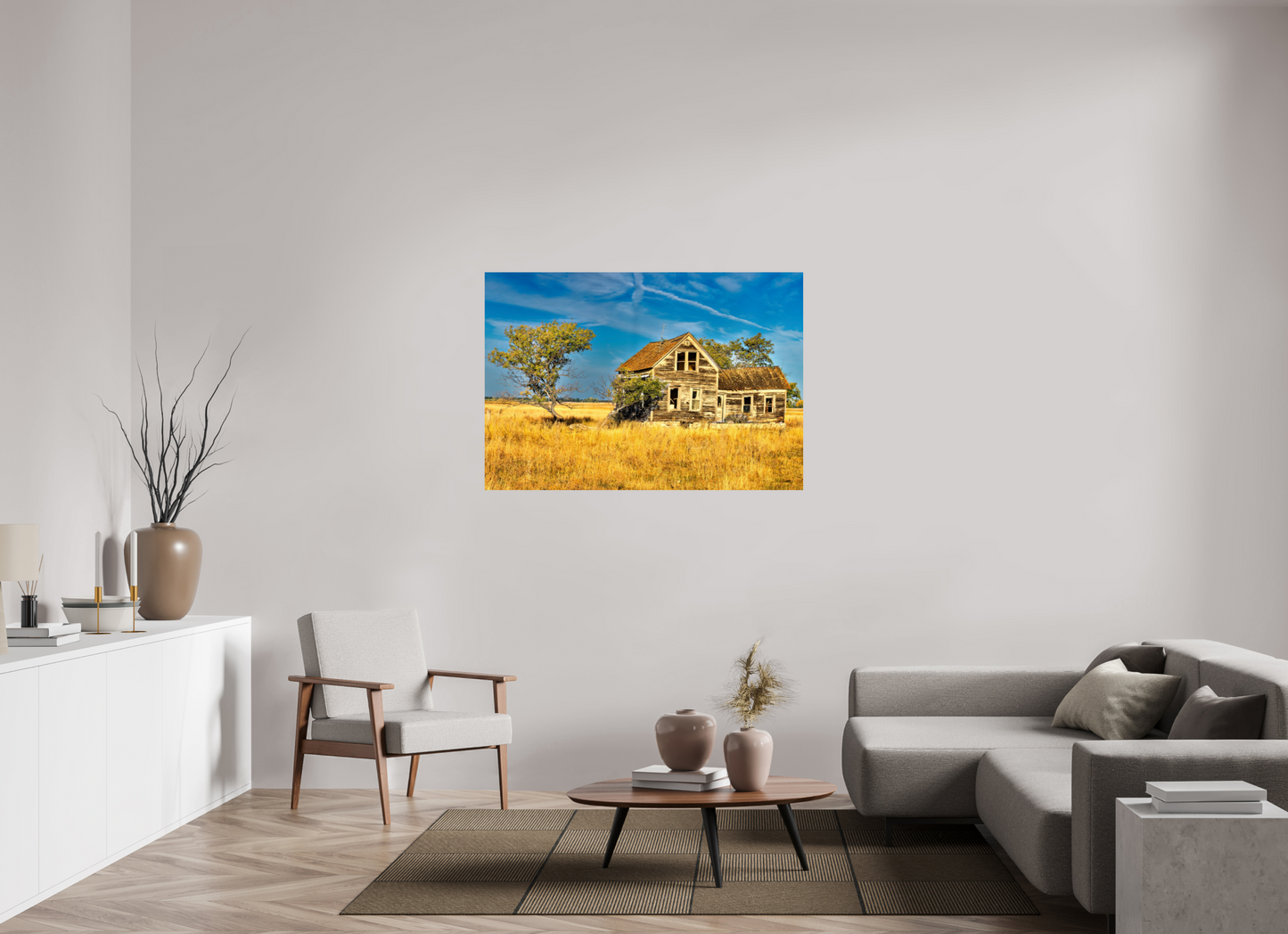 51.1 x 35″, Metal Prints Lone Tree