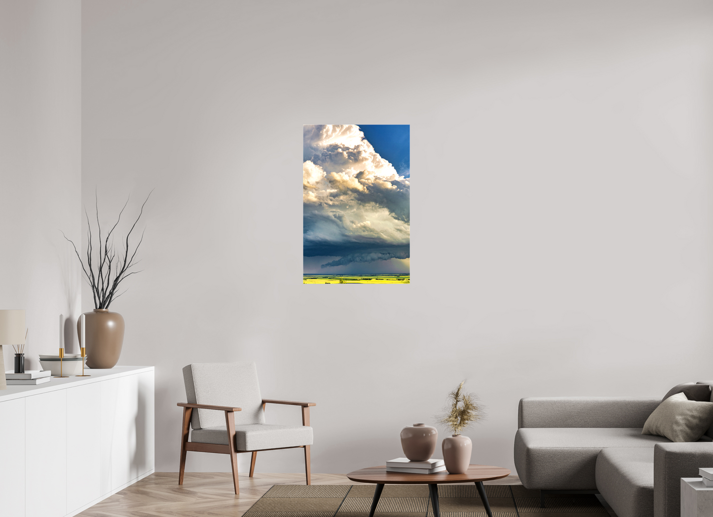 24 x 36″, Stretched Canvas Dakota Thunder