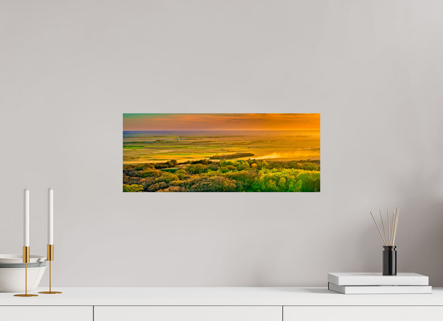 20 x 8″, Photo Print On Fuji Crystal DP II Dakota Harvest