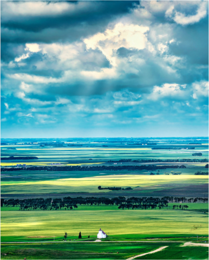 Main image Faith on the Prairies - Metal Acrylic Glass