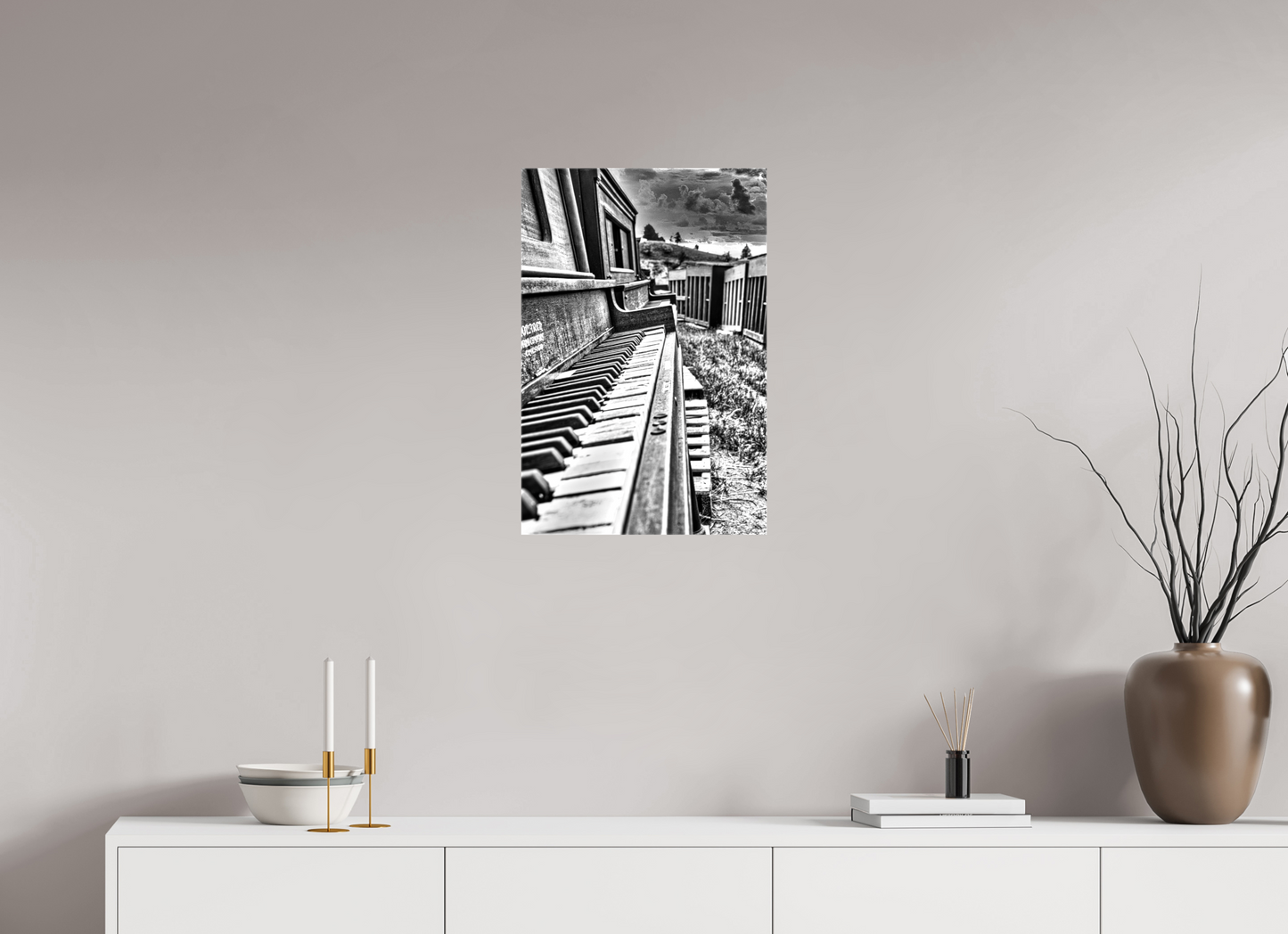 16 x 24″, Stretched Canvas The Day the music Died