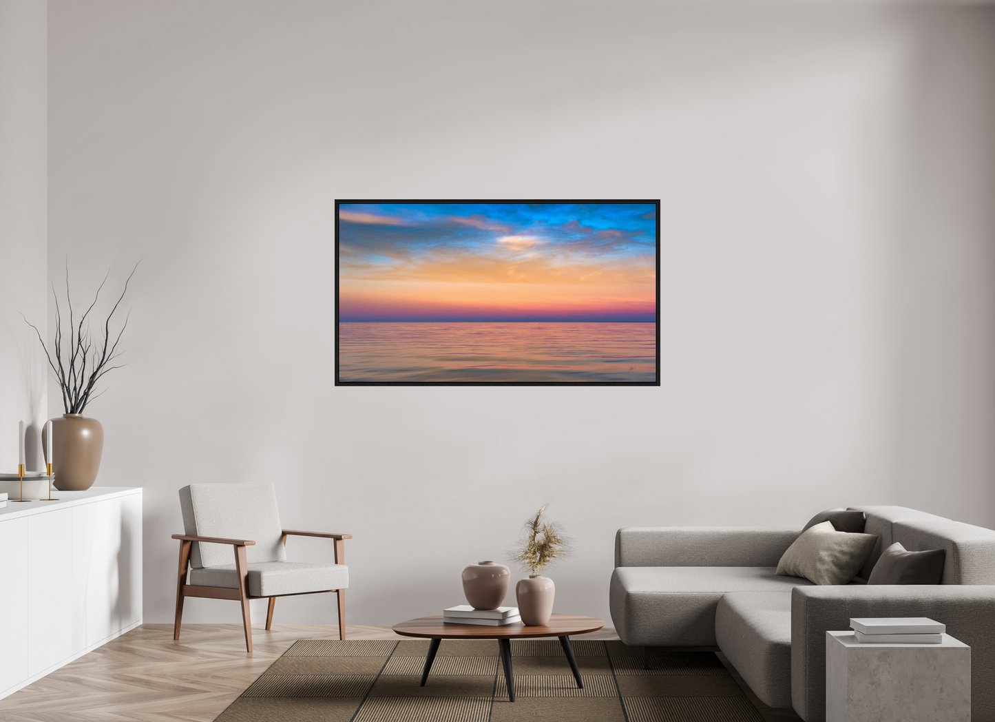 64 x 36″, Floater Frame Lake of the Woods