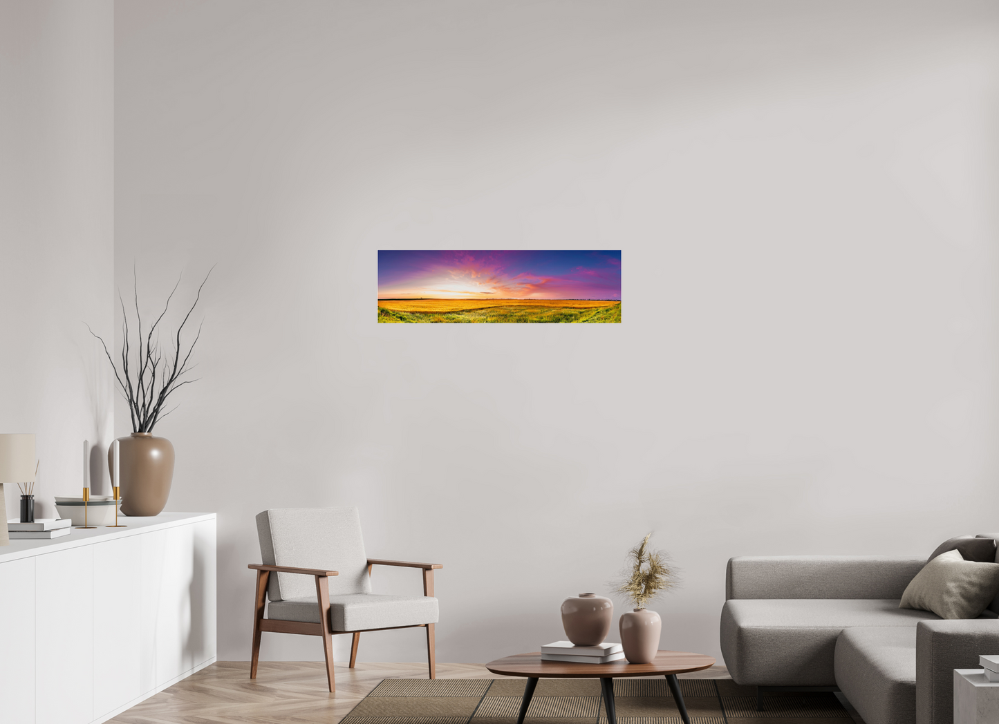 40 x 12″, Acrylic Glass. .16 thick Mawby's Field