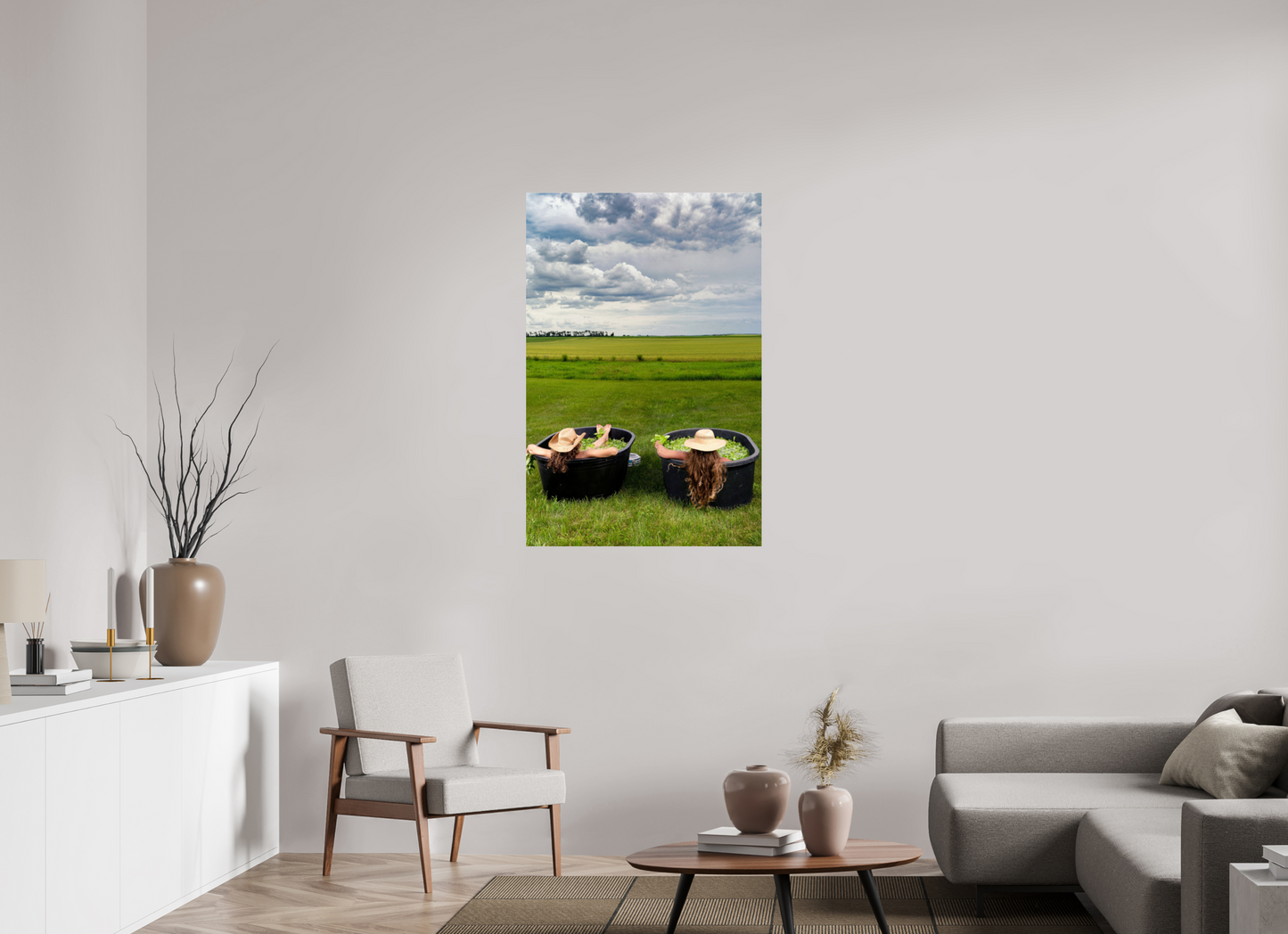 30 x 45″, Photo Print Under Acrylic Glass Basil Bath-2 - Metal Acrylic Glass