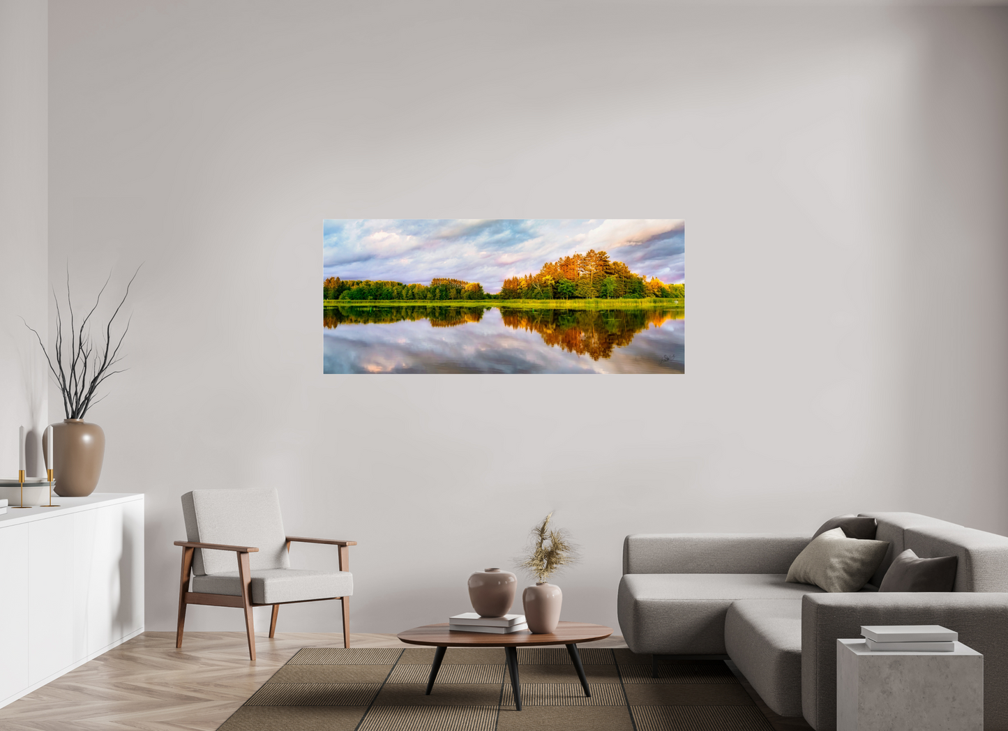 72.3 x 31″, Photo Print Under Acrylic Glass Lone Eagle Metal Acrylic Glass