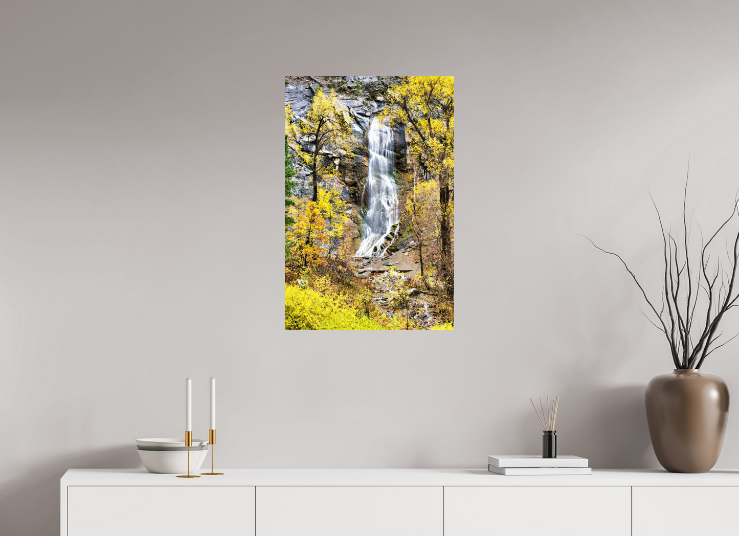 20 x 30″, Photo Print On Fuji Crystal DP II Bridal Veil Falls Spearfish Canyon