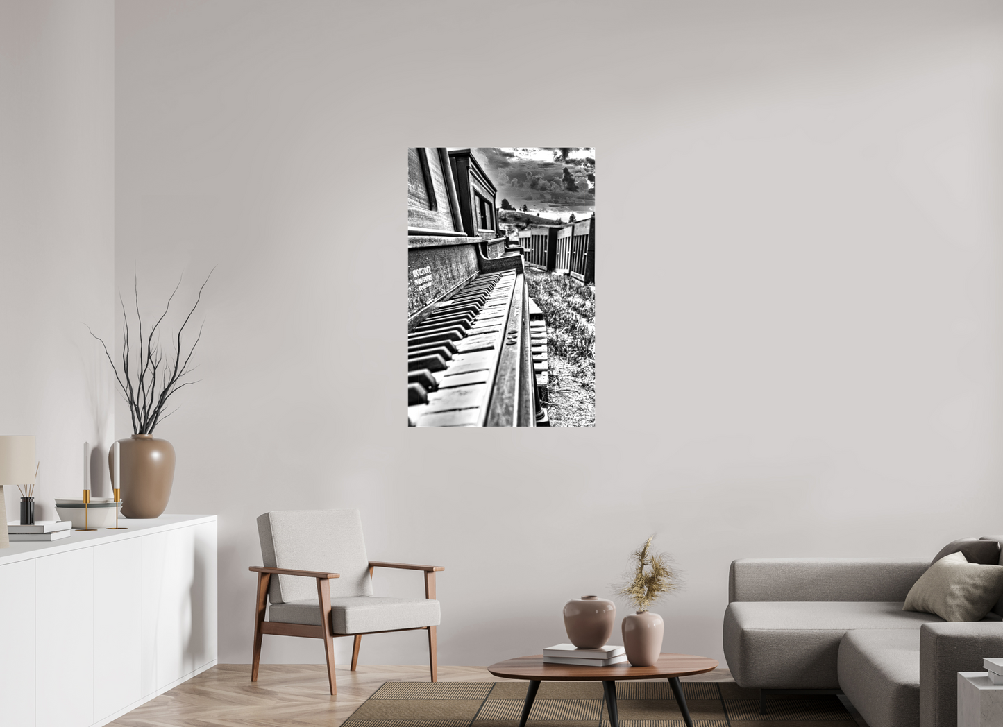 30 x 45″, Stretched Canvas The Day the music Died