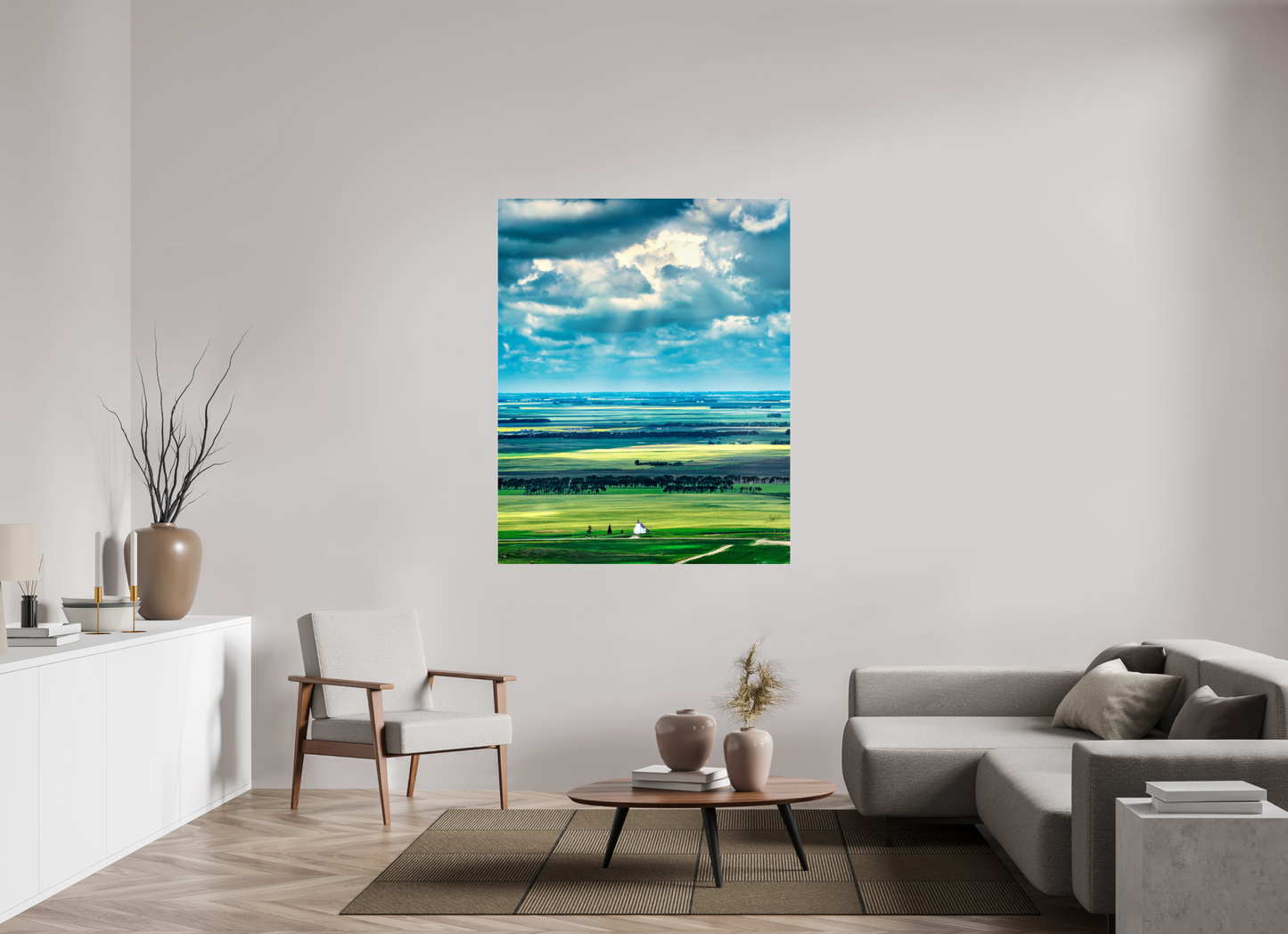 47 x 58.7″, Photo Print Under Acrylic Glass Faith on the Prairies - Metal Acrylic Glass
