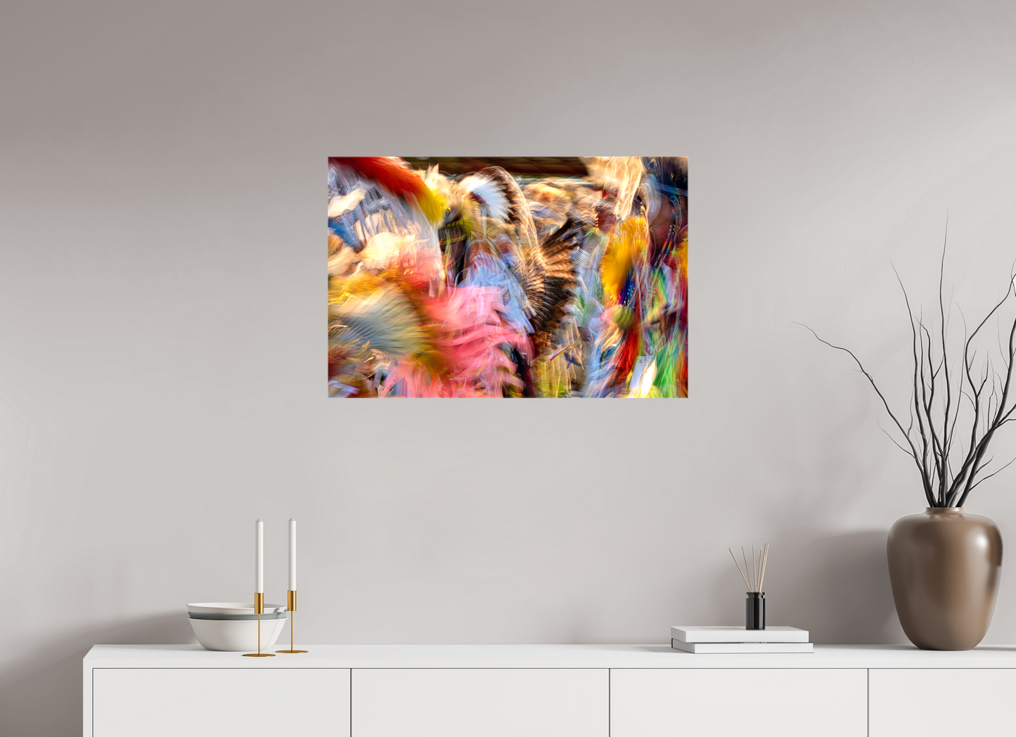 30 x 20″, Stretched Canvas Native Colors