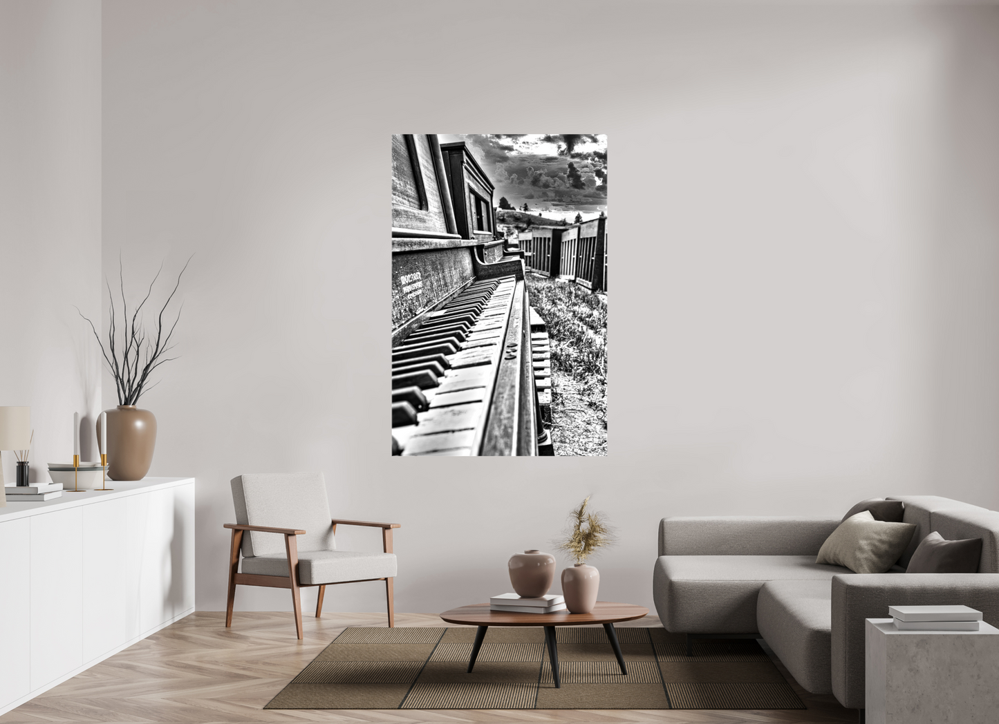 44 x 66″, Stretched Canvas The Day the music Died