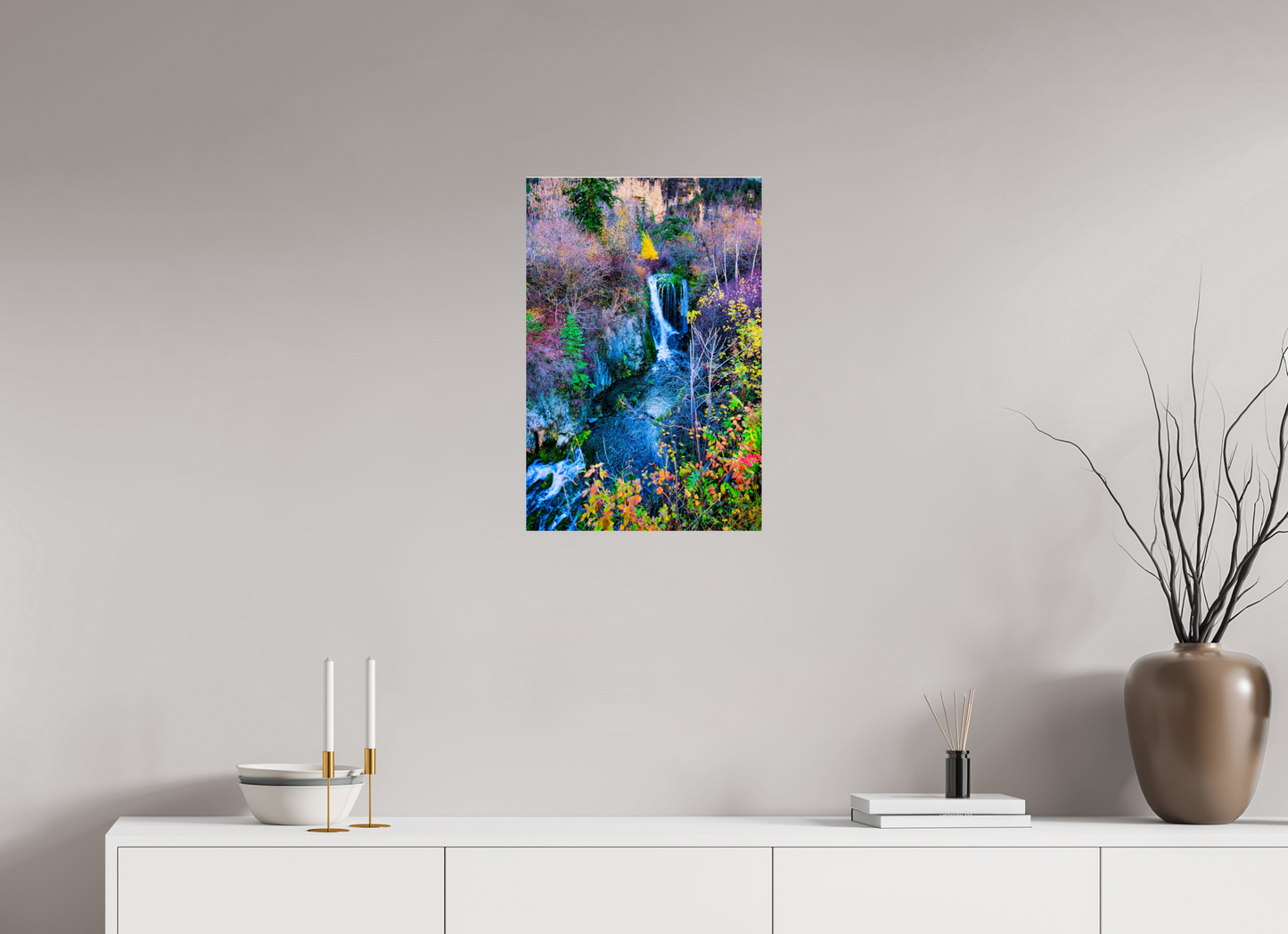 16 x 24″, Photo Print On Fuji Crystal DP II Roughneck Falls Spearfish Canyon