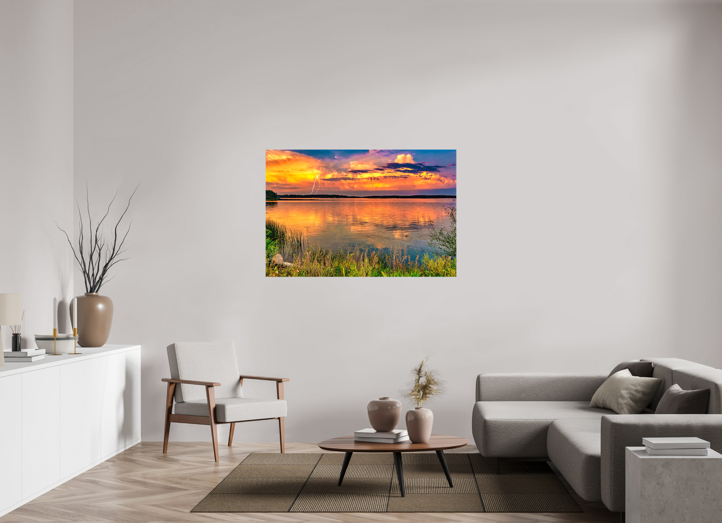 54 x 36″, Stretched Canvas Low-Pressure