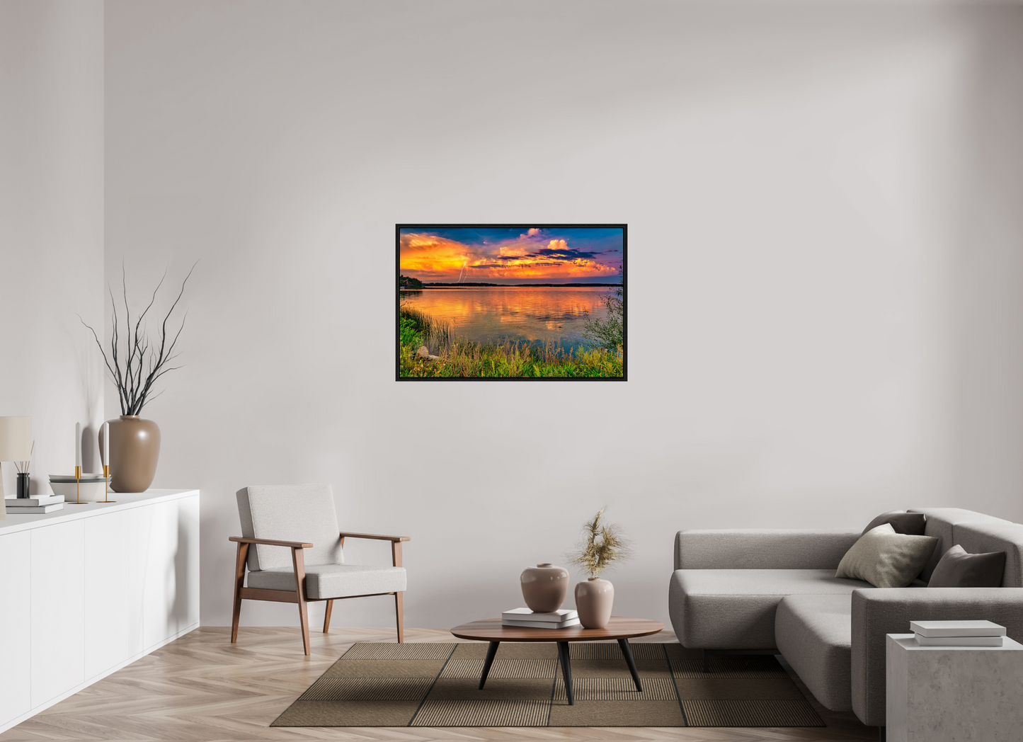 45 x 30″, Floater Frame Low-Pressure