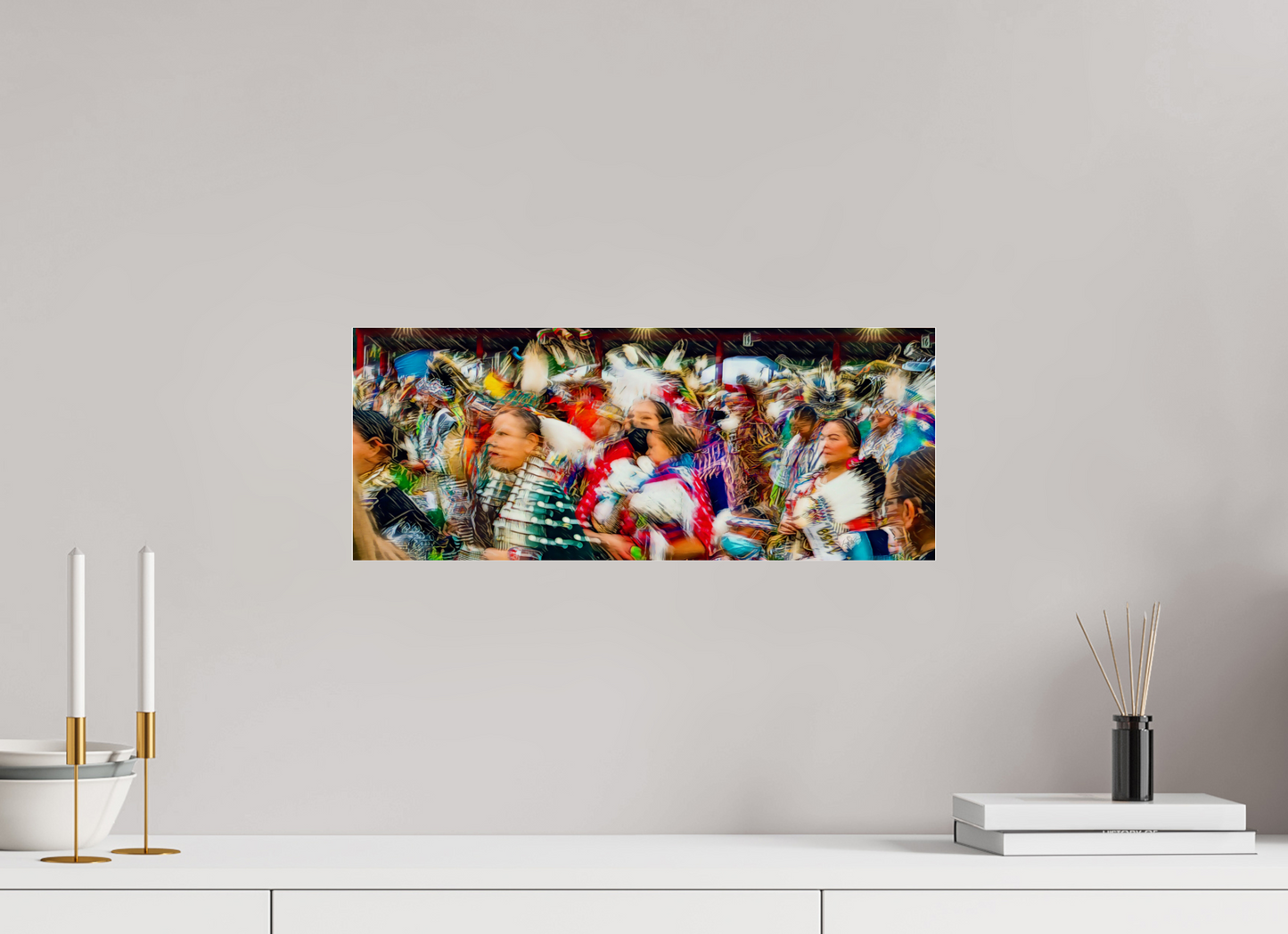 20 x 8″, Photo Print Under Acrylic Glass Grand Entry Metal Acrylic Glass