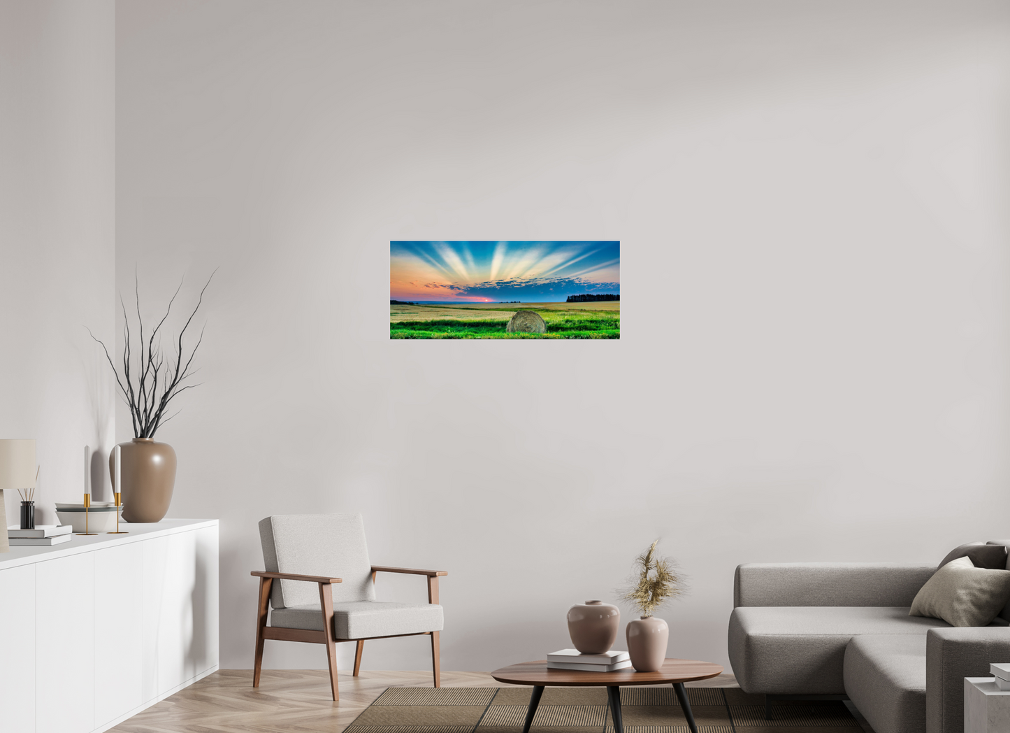 37.3 x 16″, Photo Print Under Acrylic Glass Good Morning Sunshine - Metal Acrylic Glass