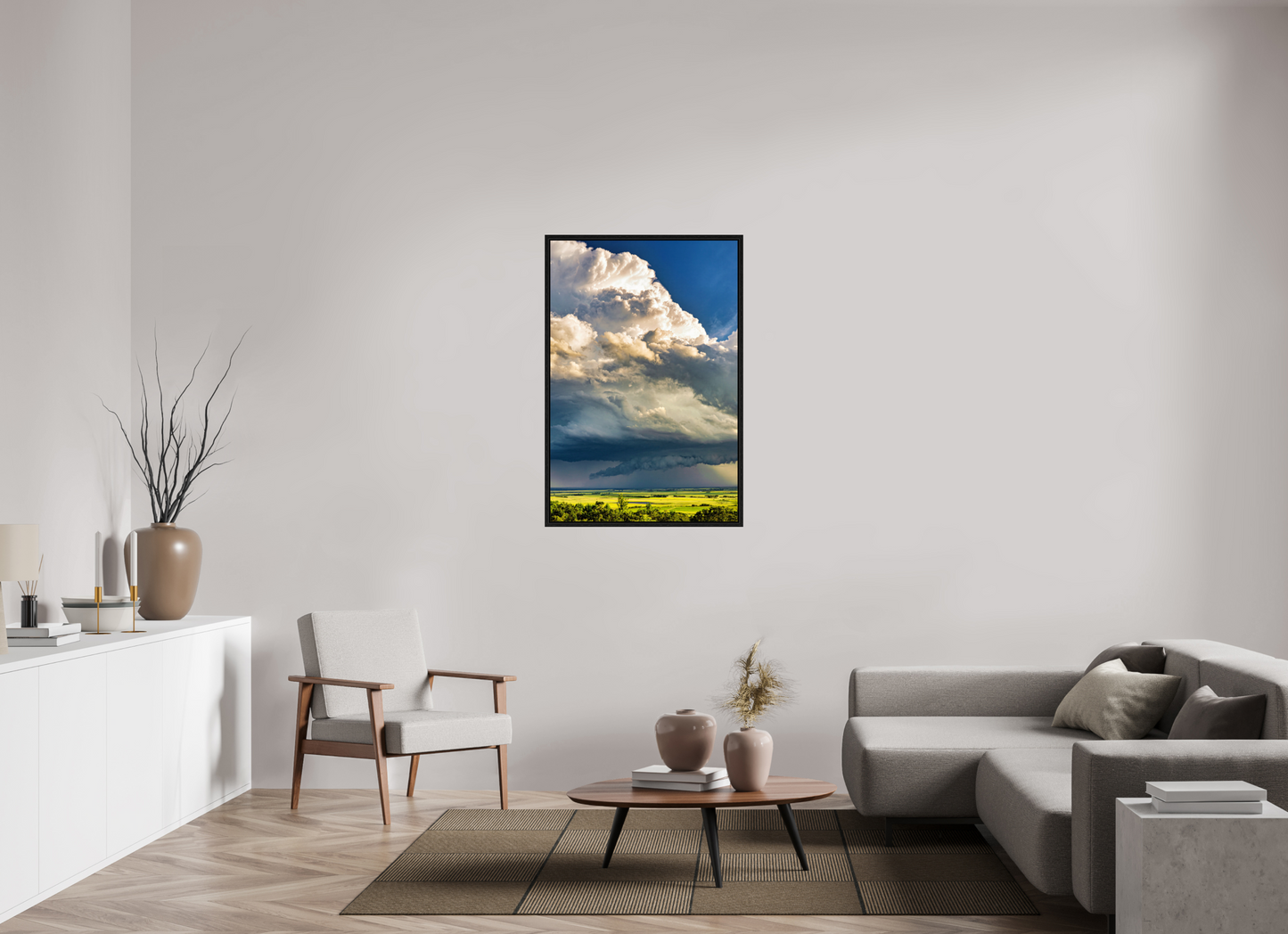 30 x 45″, Floater Frame Dakota Thunder